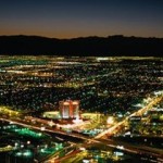 Fireworks from Las Vegas Strip 2015