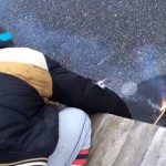 What Would Happen if You Light Fireworks Under Ice?