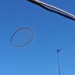 Weird Black Ring Seen Above Kazakhstan