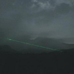 Strange Green Beam Appears at Sakurajima Volcano