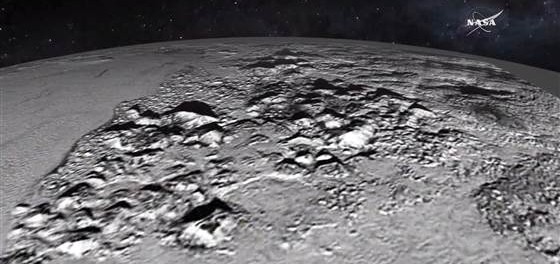 Pluto Icy Mountains Proxy Ponder News